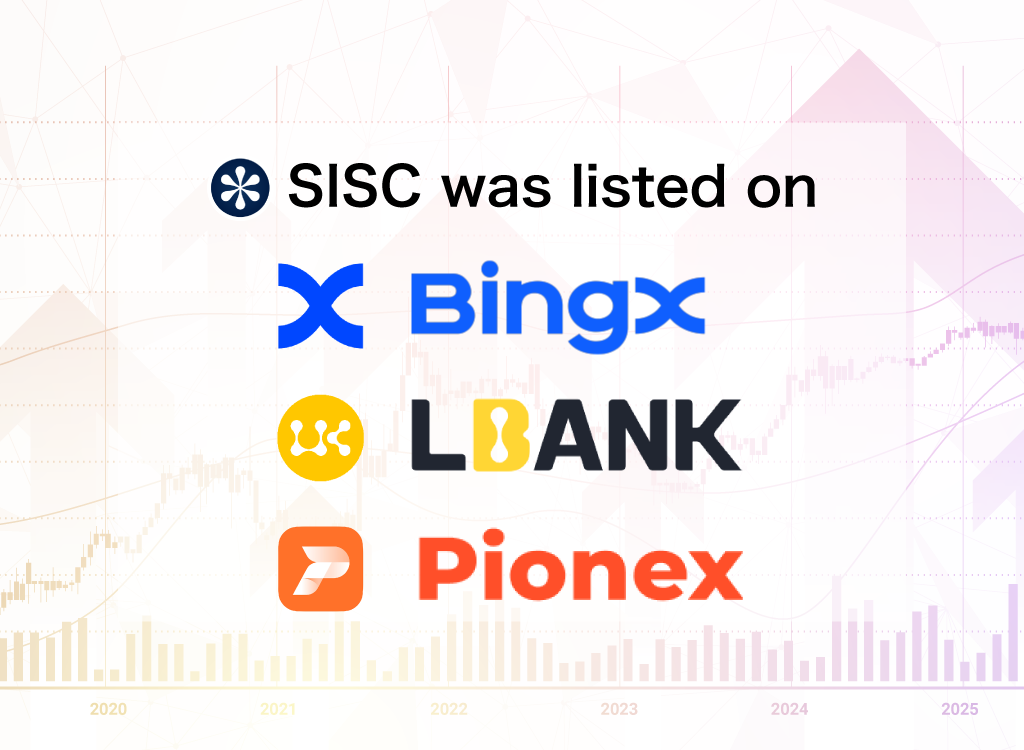 SISC is listed on BingX, LBank and Pionex